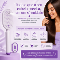 HidraLiss™ Escova Hidratante Portátil