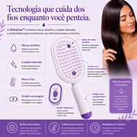 HidraLiss™ Escova Hidratante Portátil