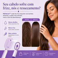 HidraLiss™ Escova Hidratante Portátil